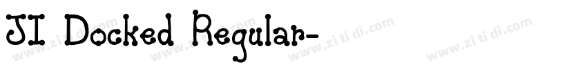 JI Docked Regular字体转换